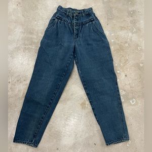 New Force Hi-Rise Jeans Dark Wash Bareback